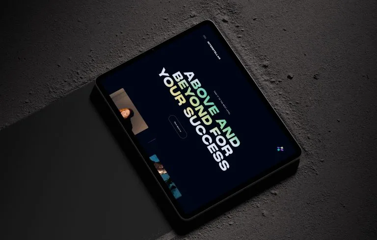 Cinematic identity for a tech studio