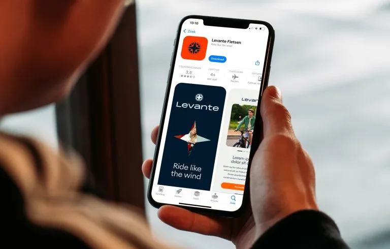 Mobile-first brand for a cycling label