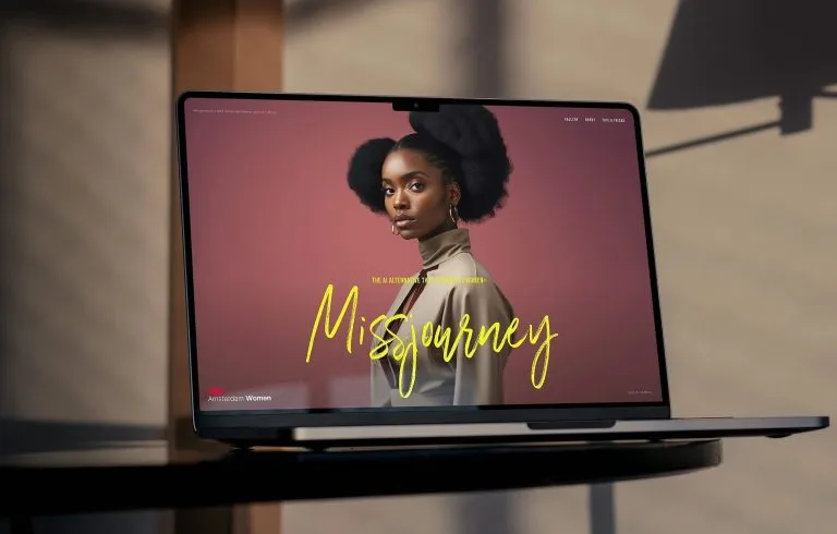 Editorial identity for a creative platform